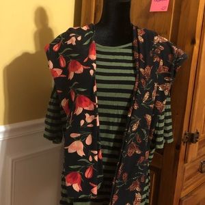 LuLaRoe leggings and shirt